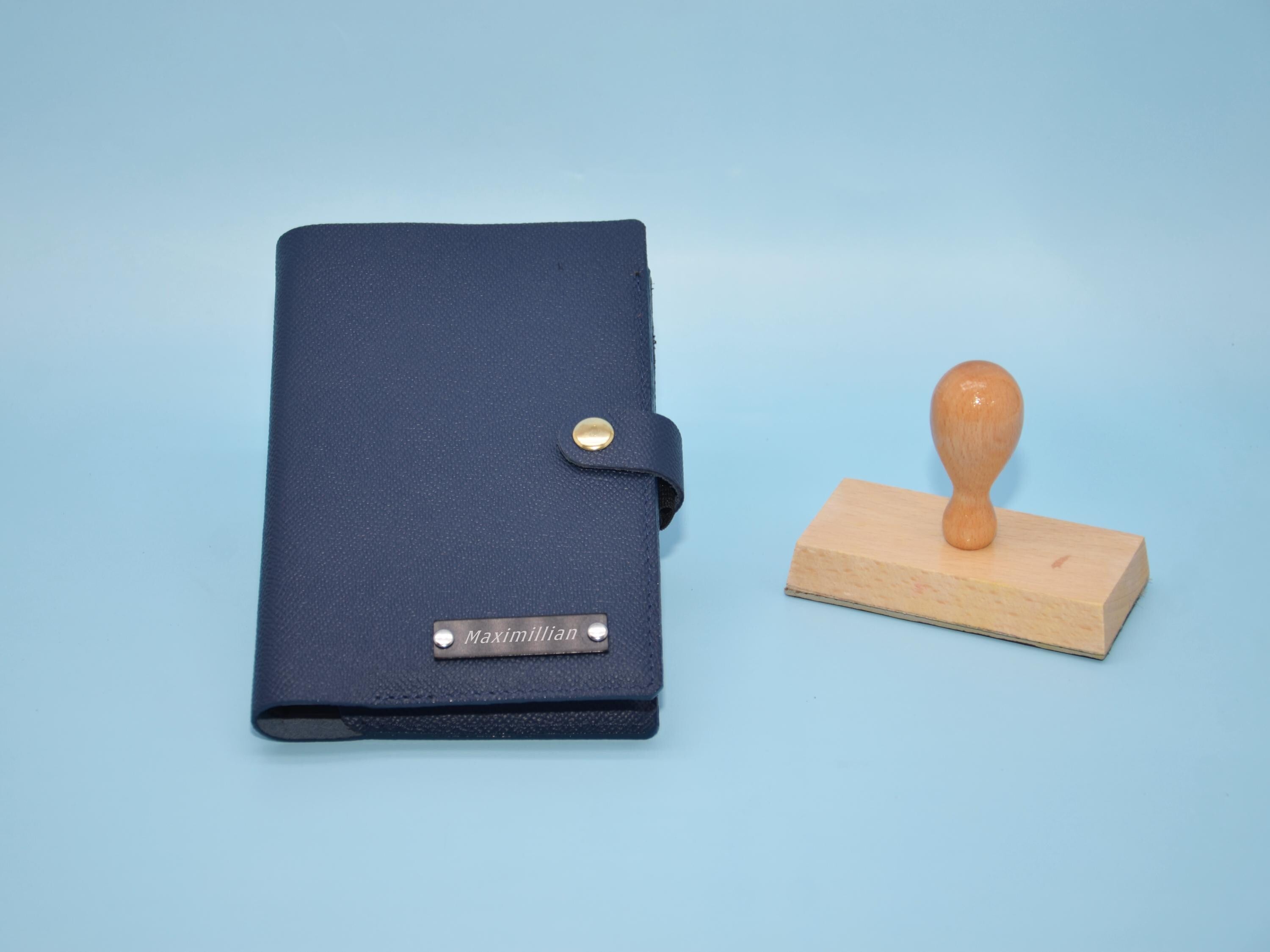 Leder Tagebuchhülle A6 – Reisetagebuch Cover, Italienisches Nappa, Gravur möglich, Nachfüllbar