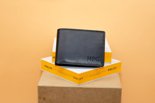 Monogrammed Geldbörse mit Gravur für Männer.Personalisierte Brieftasche für Herren.Geschenk zum Vatertag,Geschenk für Ihn.Trauzeugengeschenk - KATAAB