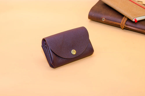 Kleine Geldbörse für Damen: Minimalistisches Portemonnaie, ideales Geschenk. Schlanke Brieftasche, Größe ca. 11,5x8x3,5cm. - KATAAB