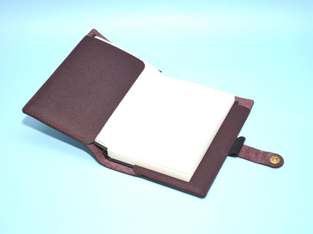 Leder Tagebuchhülle A6 – Reisetagebuch Cover, Italienisches Nappa, Gravur möglich, Nachfüllbar