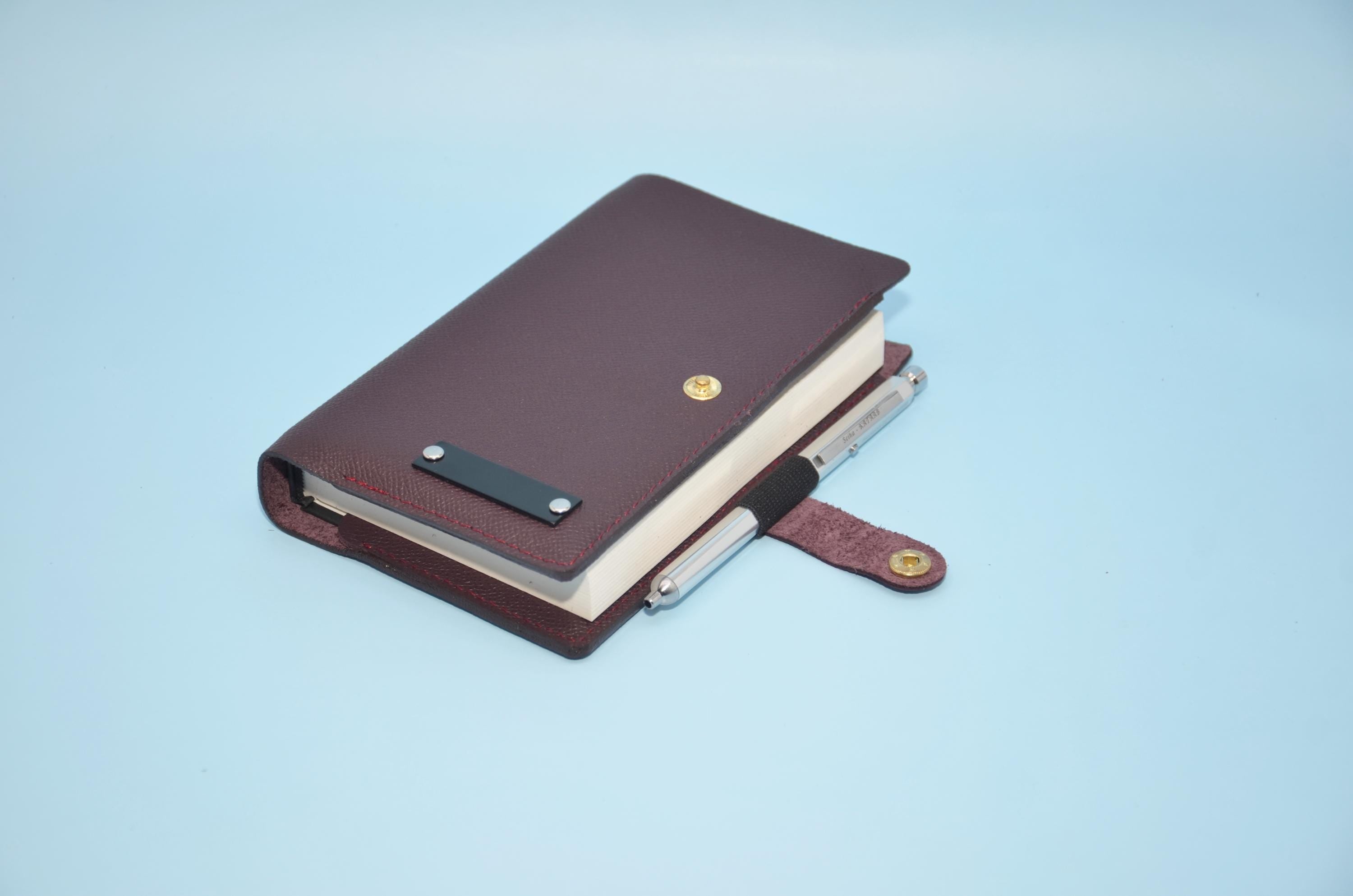 Leder Tagebuchhülle A6 – Reisetagebuch Cover, Italienisches Nappa, Gravur möglich, Nachfüllbar